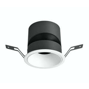 E Series CCT alasvalo, 12W, 75mm, 60° valokeila, valkoinen