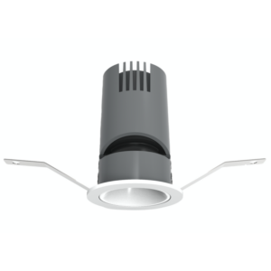 S Series CCT alasvalo, 8W, 55mm, 36° valokeila, valkoinen